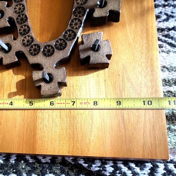 VTG Artisan Handmade Stoneware Pottery Last Supper Award Winning Religious Décor - Picture 6 of 16